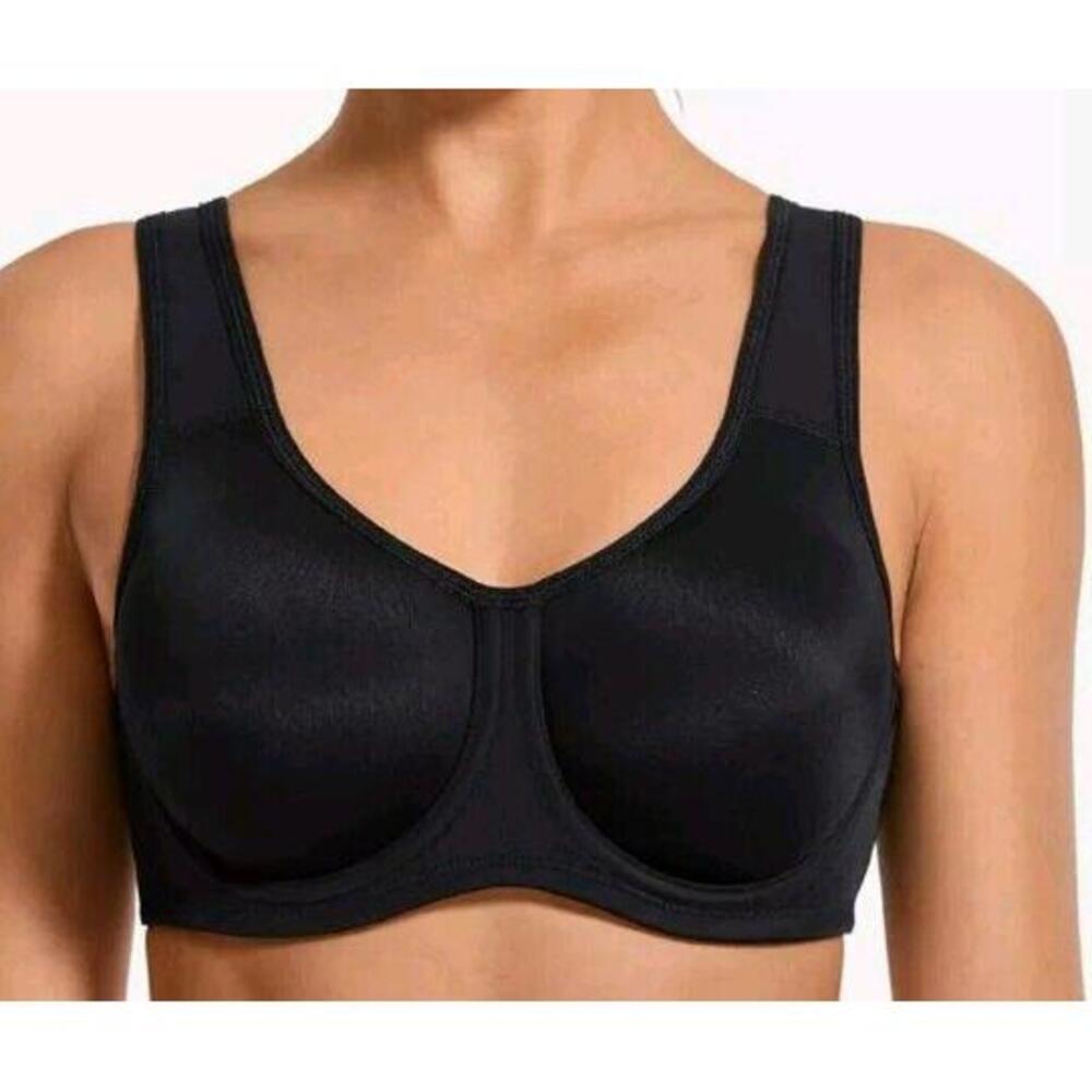 Syrokan Sports Bra 44F‎ Max Control Unpadded Underwire High Impact Plus